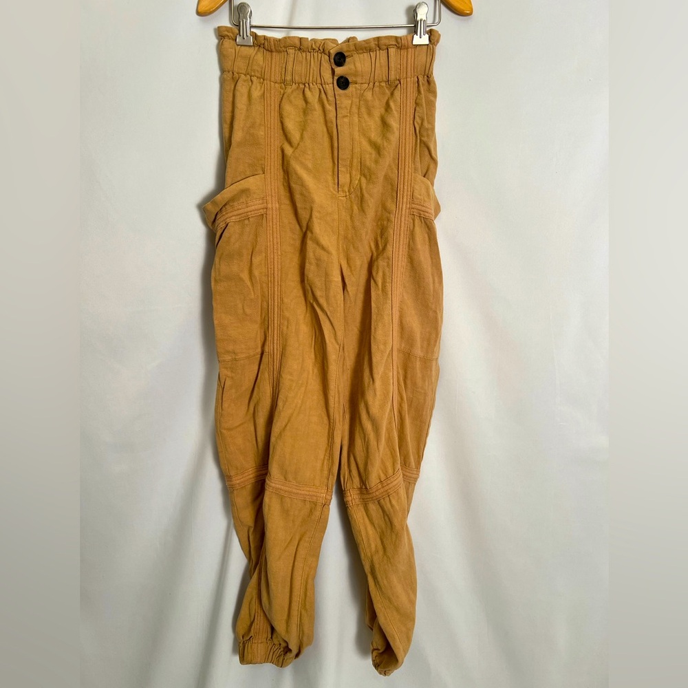 Free people Canvas linen jogger
